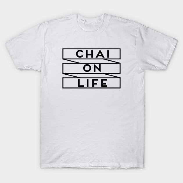 CHAI ON LIFE Nice Jewish Hanukkah Gifts T-Shirt by MadEDesigns